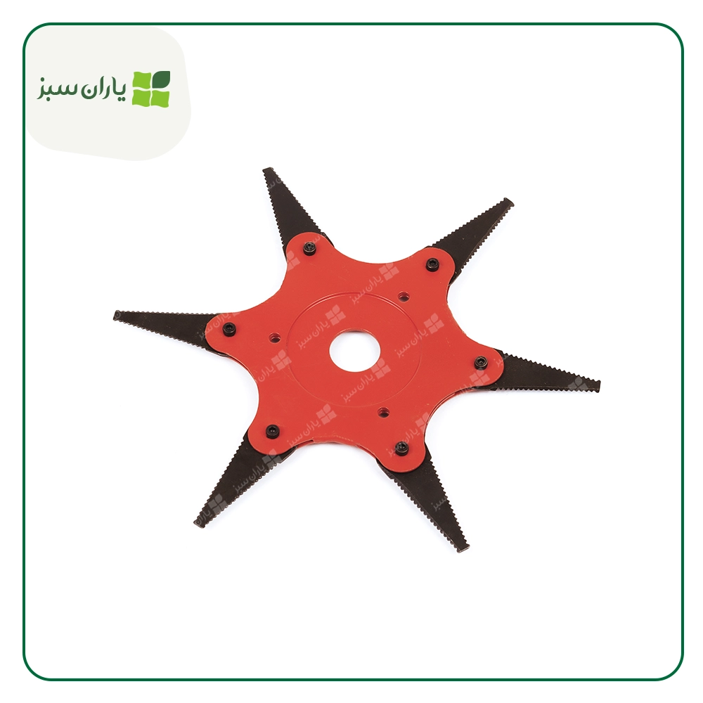 6-point-star-blade-for-saw-grass-cutter-yaeane-sabz.com_ تیغه ستارهای 6 پر علف زن اره ای (yarane-sabz.com)
